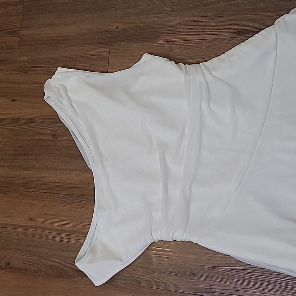 SHEIN White One-Shoulder Dress zise 1XL NEW - Picture 15 of 16